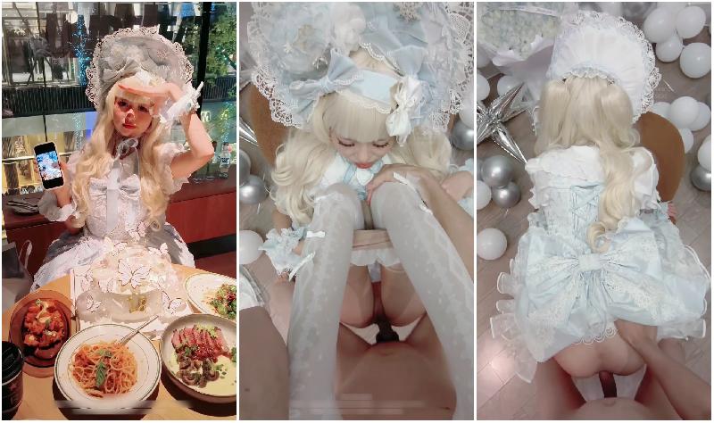 ❤️淫欲反差美少女❤️洛麗塔小可愛成年禮，輕花嫁日係可愛Lolita合法蘿莉白絲LO娘主動上位，軟萌乖巧被操的叫爸爸